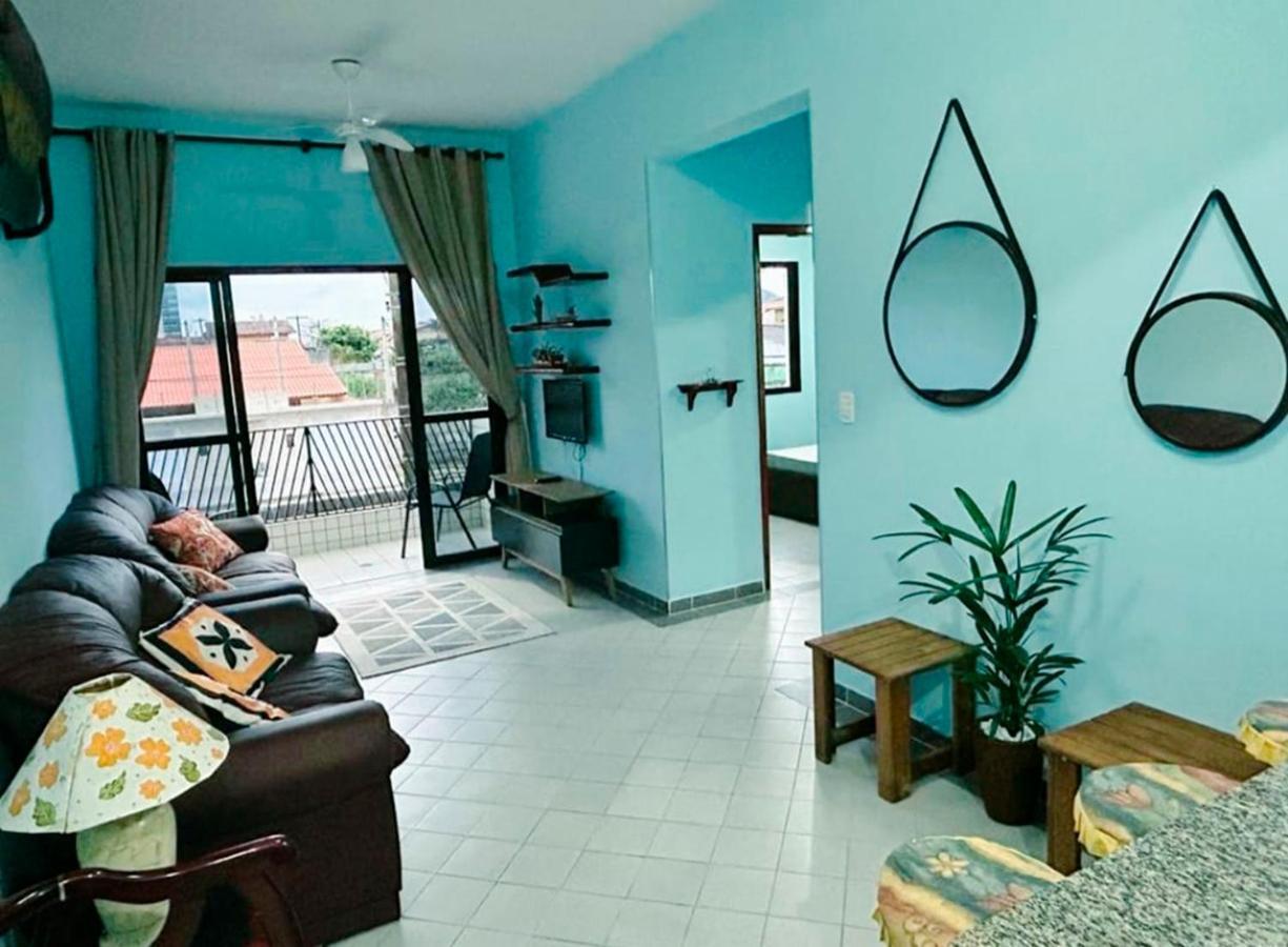 Ap Beira-Mar Com Wi-Fi E Garagem Apartment Mongagua Bagian luar foto