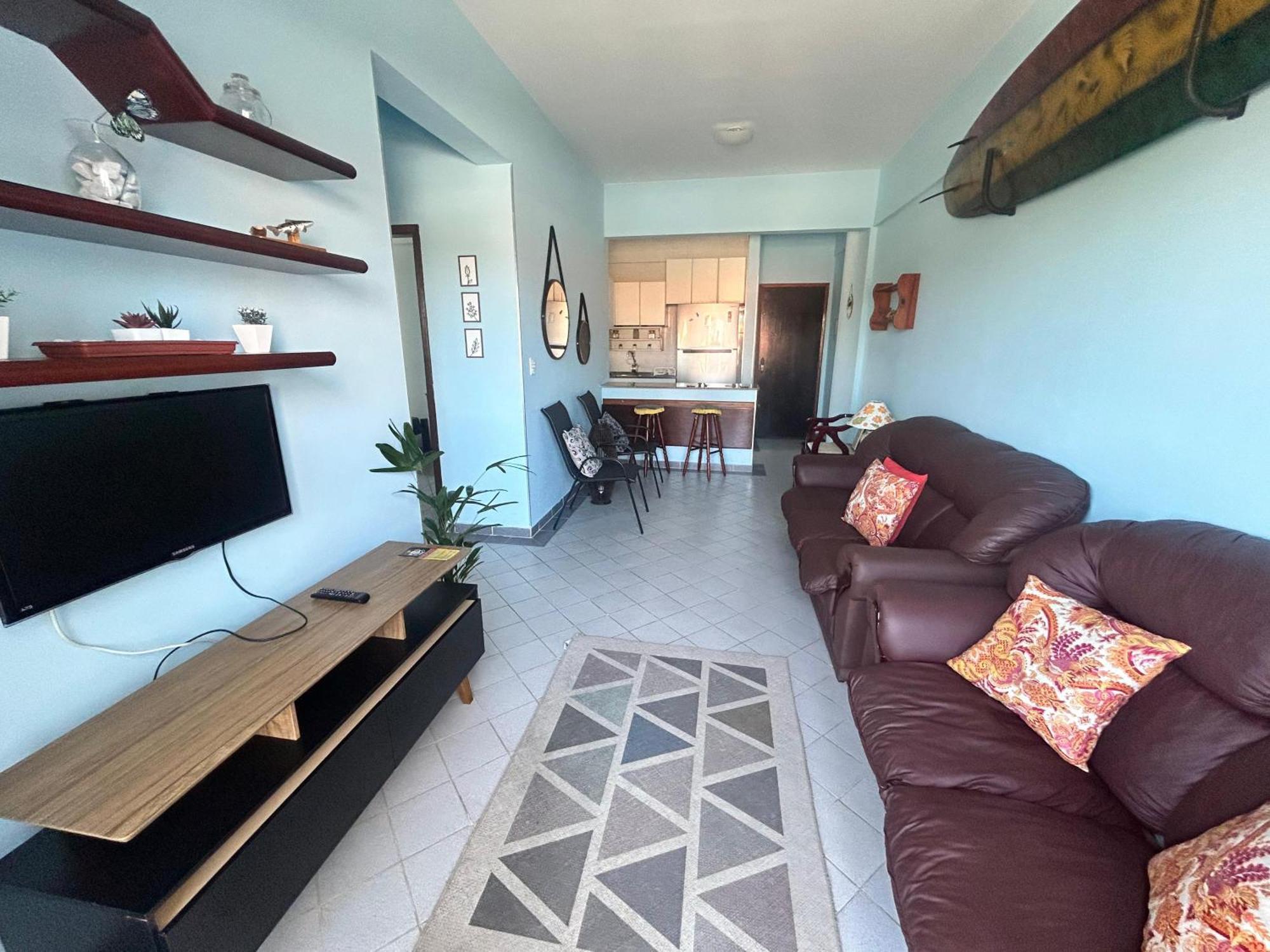 Ap Beira-Mar Com Wi-Fi E Garagem Apartment Mongagua Ruang foto